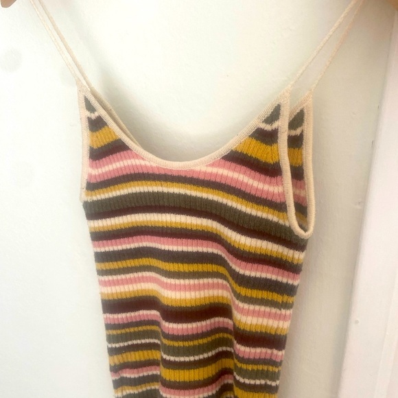 American Eagle Outfitters AE soft knit colorful tank top M - Picture 2 of 5